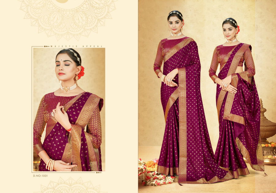 Chaahat By Ronisha Color Set Party Wear Sarees Catalog